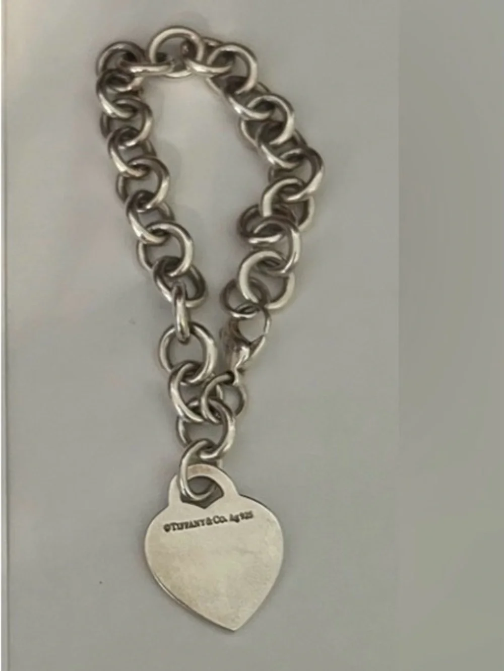 Tiffany & Co. Silver Return to Tiffany Heart Charm Link Bracelet - Picture 4 of 4